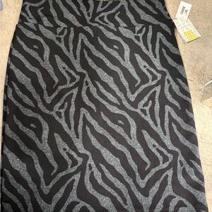 Lularoe cassie skirt 3xl new with tag animal print